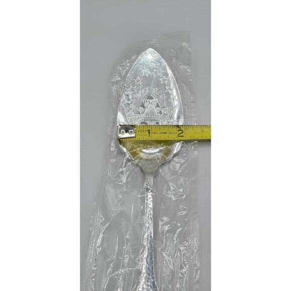 New! Vintage 1881 Rogers Oneida Silver Plated Bicentennial Cake Dessert Server - Picture 10 of 10